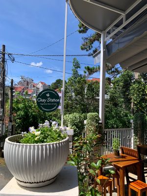 Green neighborhood at Chay Station in Da Lat