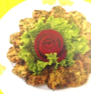 Chá chien at Loving Hut in Cam Pha