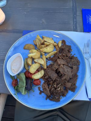 Vegan Gyros  at Med Parga in Parga