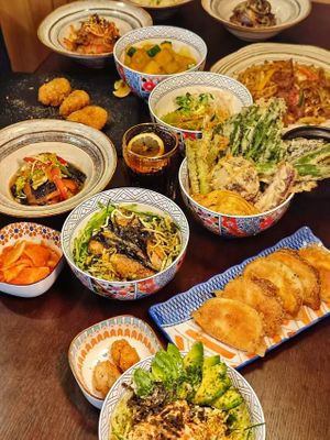 Spread during the opening at Zhi Su - 旨素 in Beijing