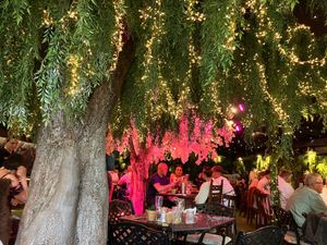 The garden room at The Bulls Head East Leake in England