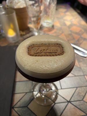Biscoff espresso martini   at The Bulls Head East Leake in England