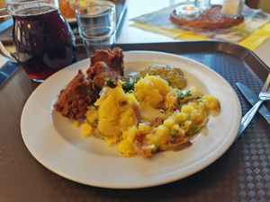 Falafel at Vegit Point in Jablonec