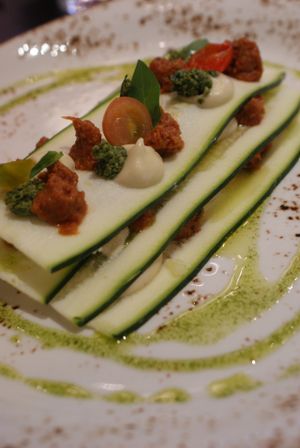 Lasagne at Super Natural Kitchen in Dubai