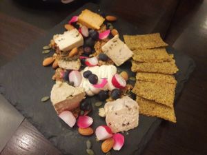 cheese board at Super Natural Kitchen in Dubai