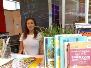 The owner. at Super Natural Kitchen in Dubai