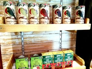 @Super Natural Kitchen's little shop.  at Super Natural Kitchen in Dubai