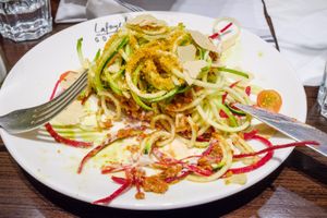 Lasagne. A little different than you would expect, but very very good! at Super Natural Kitchen in Dubai