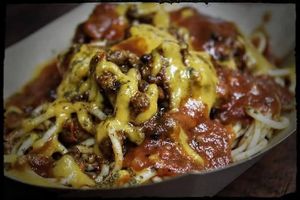 Deliciosa pasta Bolognesa. at Rincón Vegano - Fraccionamiento Las Américas 2. in Merida