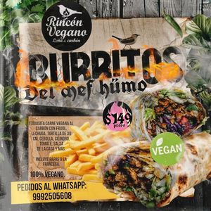 Burrito del chef. at Rincón Vegano - Fraccionamiento Las Américas 2. in Merida