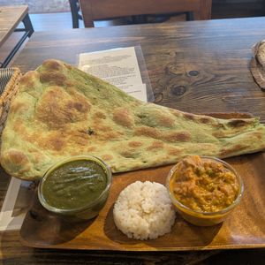 Namaste Lunch set at Shama Vegetarian Indian Restaurant in Kyoto