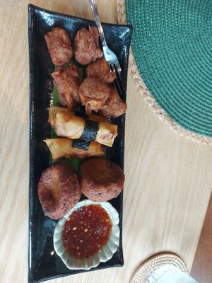 Appetisers plate at Sukjai by Pata Obasan in Chiang Mai