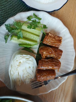 Sai ua - Northern herb sausage at Sukjai by Pata Obasan in Chiang Mai