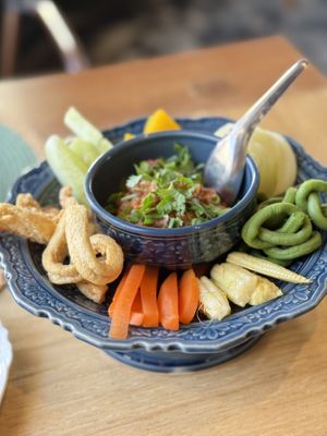 Nam prik ong  at Sukjai by Pata Obasan in Chiang Mai