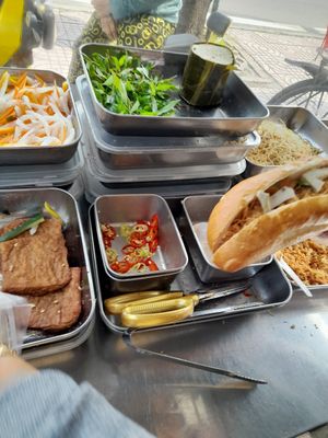 Just 1 item is not vegan at Bánh Mì Chay Tịnh Nhẫn in Ho Chi Minh City