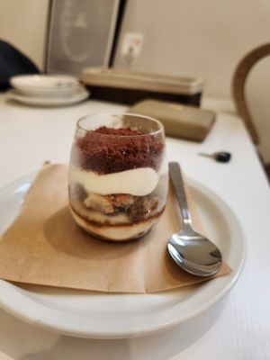 Tiramisu at MIMI - Vegan Sweets & Restaurant in Kyoto