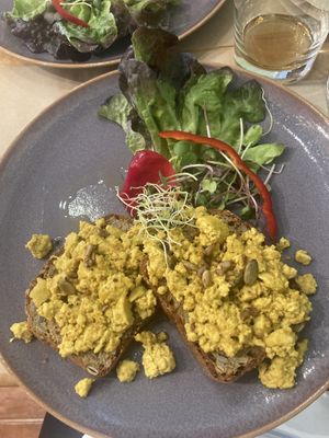 No egg on self made bread   at Koffushi in Tenerife