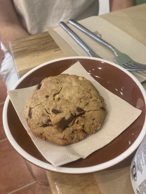 Chocolate chip cookie  at Koffushi in Tenerife