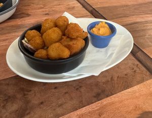 cauliflower wings at The Lion Hotel  in Pontypool