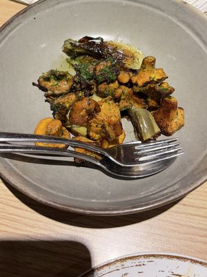 Chanterelle mushroom  at El Brote in Madrid