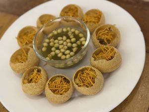 pani puri  at Himalayan Nepalese Cuisine in Baguio City