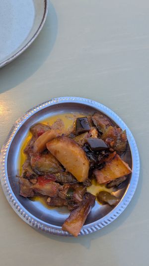Appetizers they offered at Tá Bouzoúkia in Agios Nikolaos
