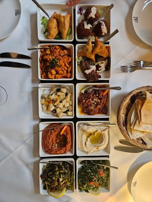 Vegane Mazza at Al Dar Syrian Restaurant in Hannover