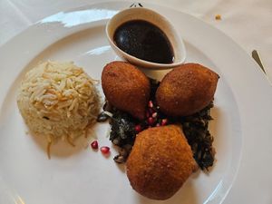 Kibbeh at Al Dar Syrian Restaurant in Hannover