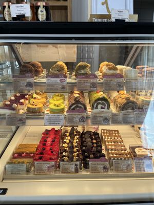 Various deserts   at Safia in Khiva