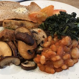 Lovely breakfast. at Caffi Iechyd Da in Carmarthen