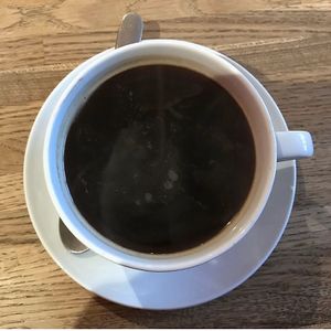 Coffee  at Caffi Iechyd Da in Carmarthen