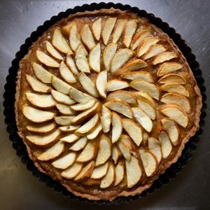 Vegan Apple Tart at Caffi Iechyd Da in Carmarthen