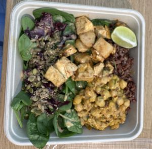 Satay Protein Bowl  at The Salad Project - Duke St in West London