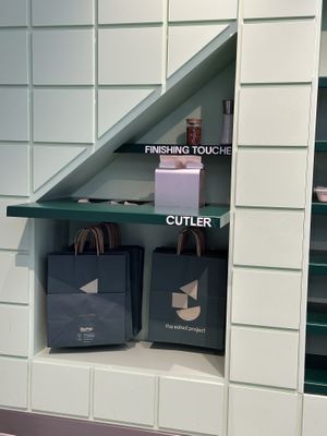 Finishing touches  at The Salad Project - Duke St in West London