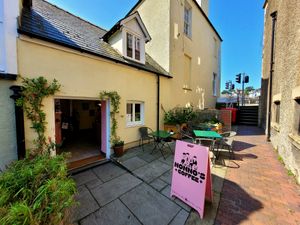 Nonno's Coffee Outside (Church St. Entrance). at Nonno's Coffee in Conwy