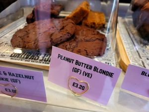 Peanut Butter Blondie. at Nonno's Coffee in Conwy