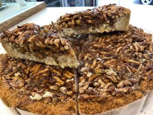 Apple pie at Edes Elet Cukraszda in Budapest