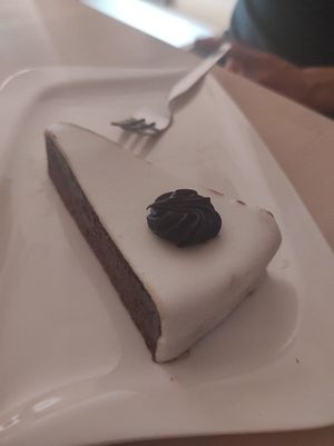 marzipan cake at Edes Elet Cukraszda in Budapest