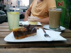 Chocolate caramel at Edes Elet Cukraszda in Budapest