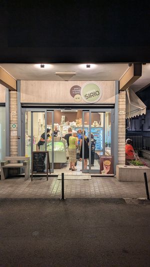  at Gelateria Sirio in Rimini
