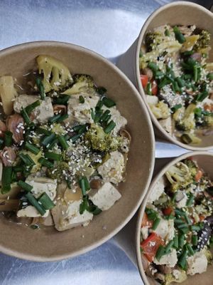 Cashew Tofu. Very tasty. at SuperFast SuperFood in Xian