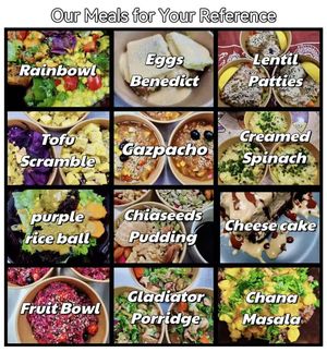 Various WFPB SuperMeals at SuperFast SuperFood in Xian