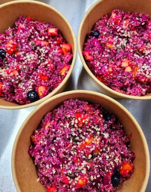 Fruit bowl at SuperFast SuperFood in Xian