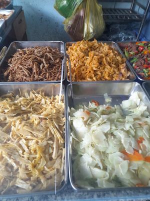 Com chay selection at Cơm Chay Thiện Nhân in Ho Chi Minh City