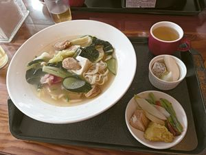 猴头菇汤面 套餐 at Herbs Family 奇香妙草慢活館 - Qí Xiāng Miào Cǎo in Douliu