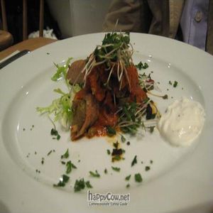 Bean & tofu pancake at 222 Vegan Cuisine in West London