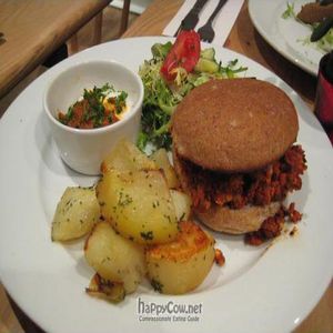 222 Burger at 222 Vegan Cuisine in West London