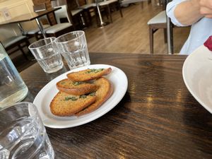 Gaelic bread  at 222 Vegan Cuisine in West London