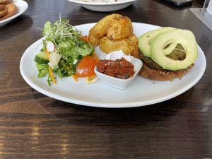 Burger  at 222 Vegan Cuisine in West London
