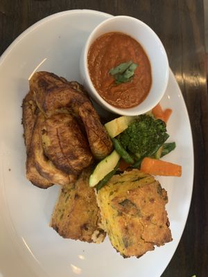 Carrot cake   at 222 Vegan Cuisine in West London